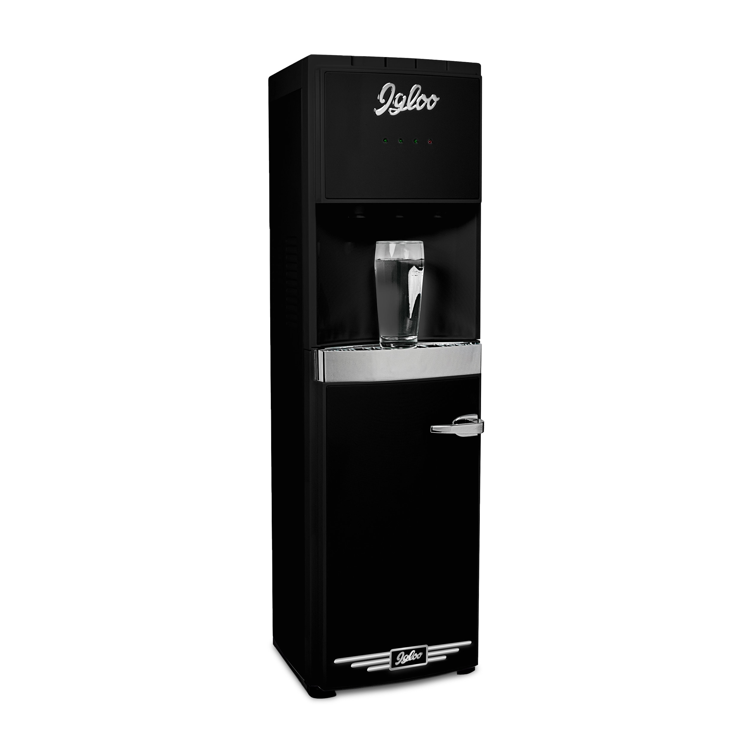 Igloo Retro Bottom Load Water Cooler Dispenser, Hot, Cold